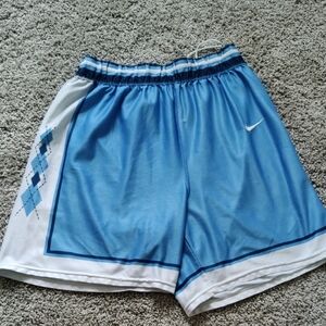 Nike Blue and White Athletic Shorts